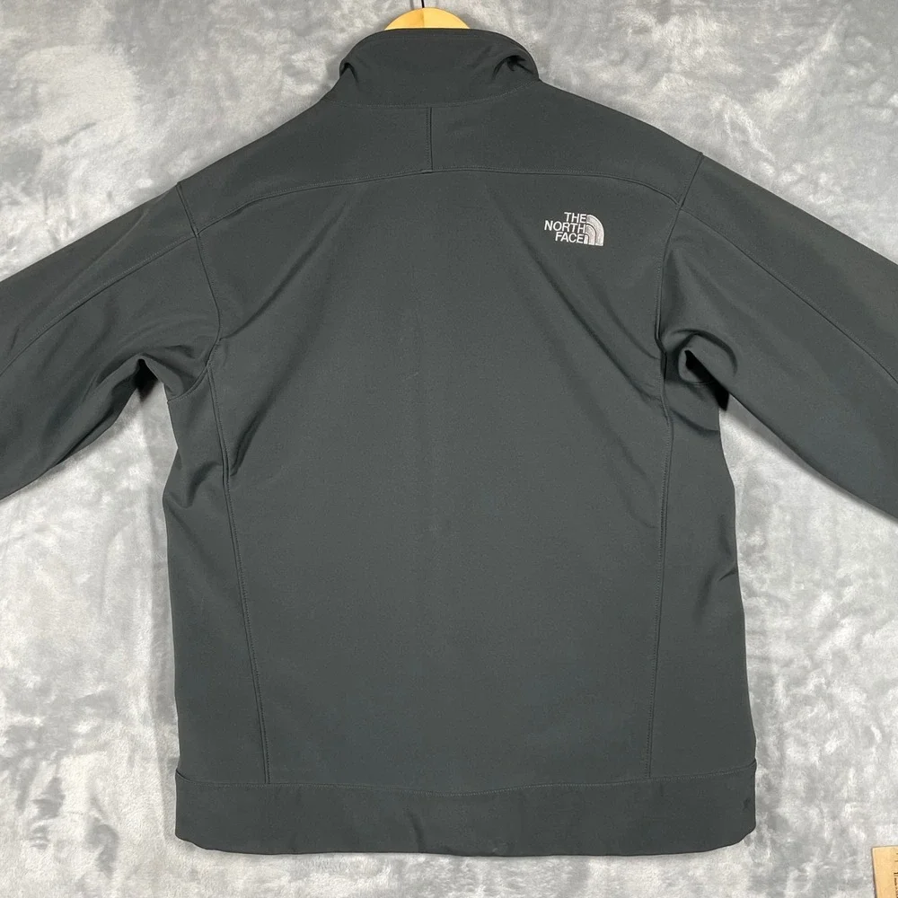 The North Face Mens Apex Bionic Softshell Jacket Grey Full Zip AL5C Size Medium